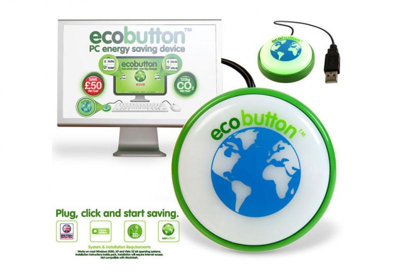 Eco Button – un click un pas mare. Econimisire energie. image