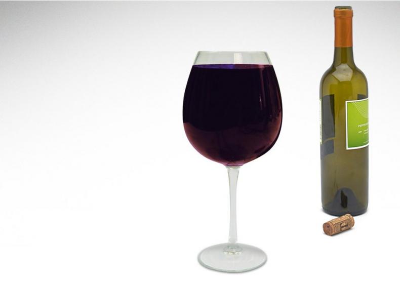 Mega-pahar pentru vin Jumbo XL — Pentru cunoscatorii cu un apetit pe masura! image