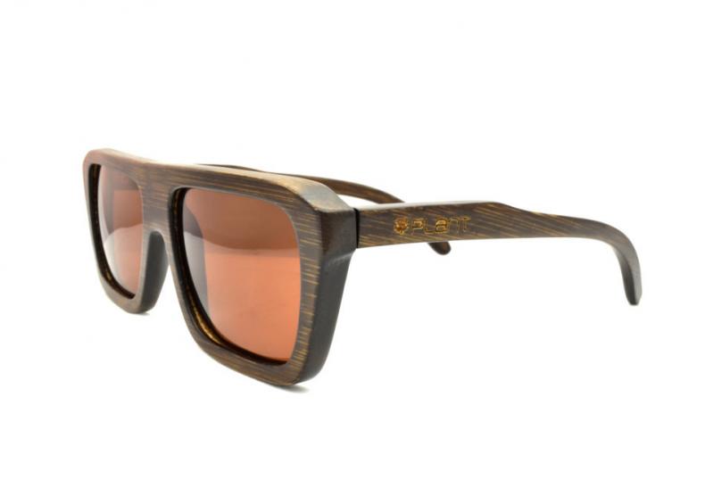 Sport Brown Bamboo Sunglasses -- So cool. SoLEMN. image