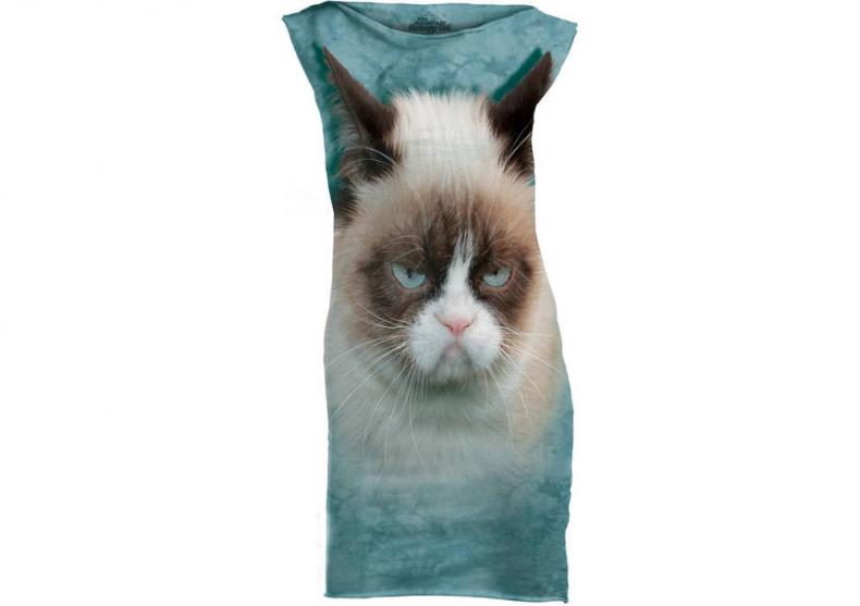 Rochie Grumpy Cat -- Morocanos acum si pe rochita! image