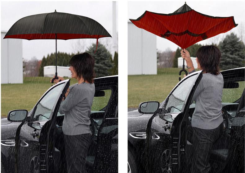 Umbrela reversibila -- Cu doua fete  image