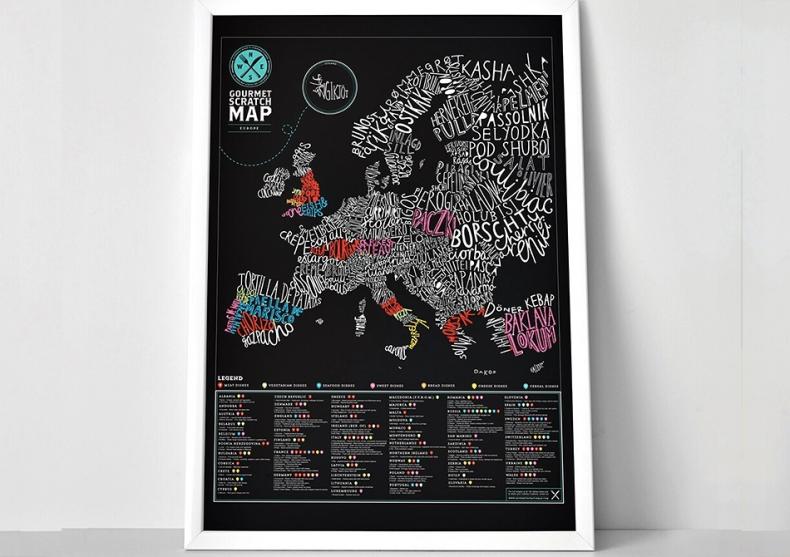 Harta Razuibila Gurmanzi -- Europa intreaga plina de delicatese image