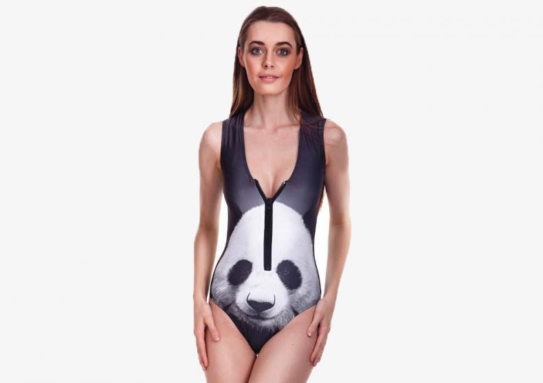 Costum de baie Panda -- Eleganta de ursulet image