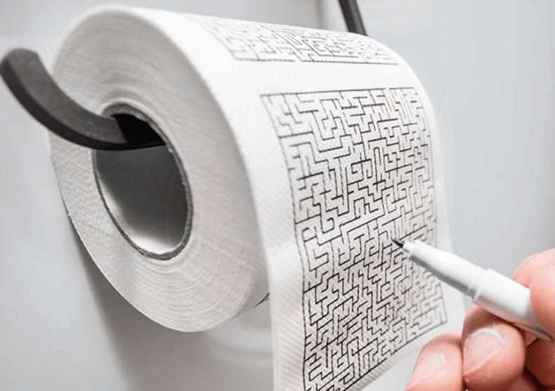Hartie Igienica Labirint  - Distractie pentru WC-ul tau image