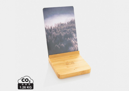 Incarcator wireless Bamboo foto -- bibeloul smart