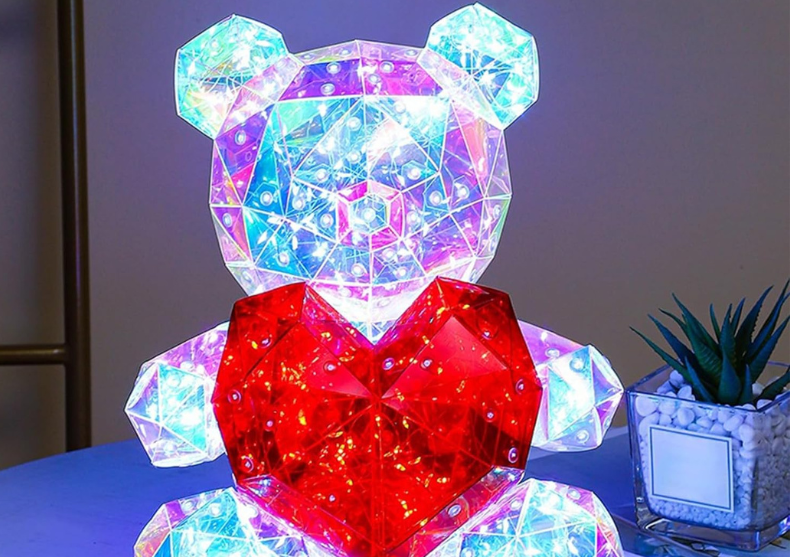 Ursulet Teddy Luminos -- Stralucire iridescenta image